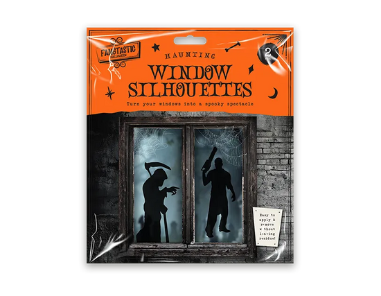 Halloween Window Silhouette 116x80cm
