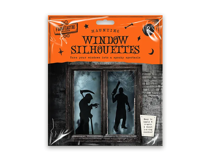 Halloween Window Silhouette 116x80cm