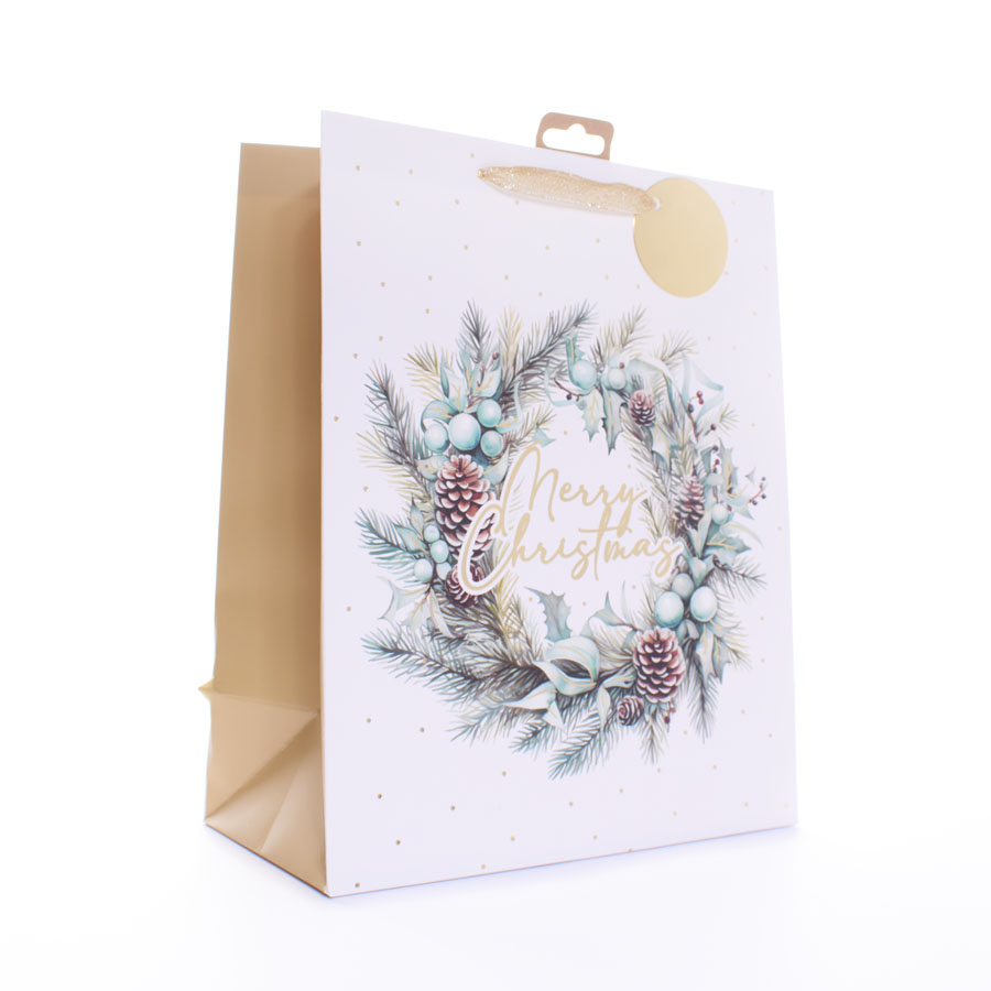 Tiger Feet Gift Bag Wreath Large 12pk