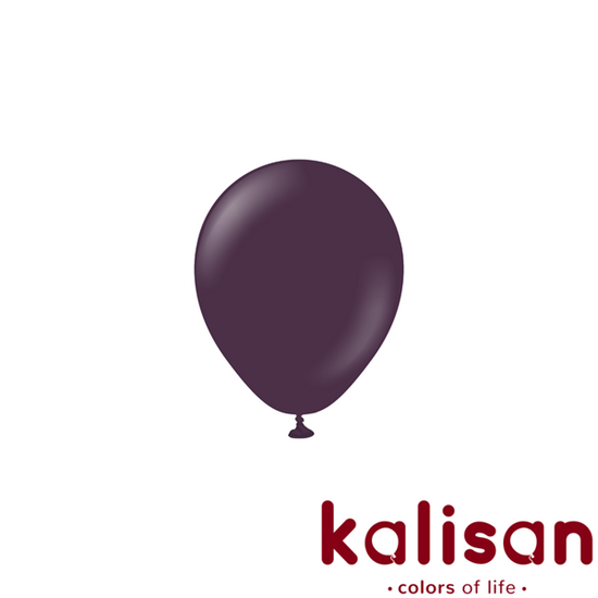 Kalisan Standard Plum 5" Latex Balloons 100pk
