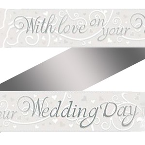 Oaktree Banner With Love On Your Wedding Day 9ft