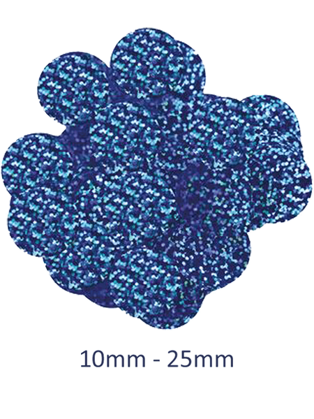 Oaktree Blue Holographic Foil Confetti 25mm x 14g