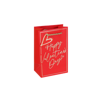 Eurowrap 12 Pack Gift Bag Valentine's Text Perfume