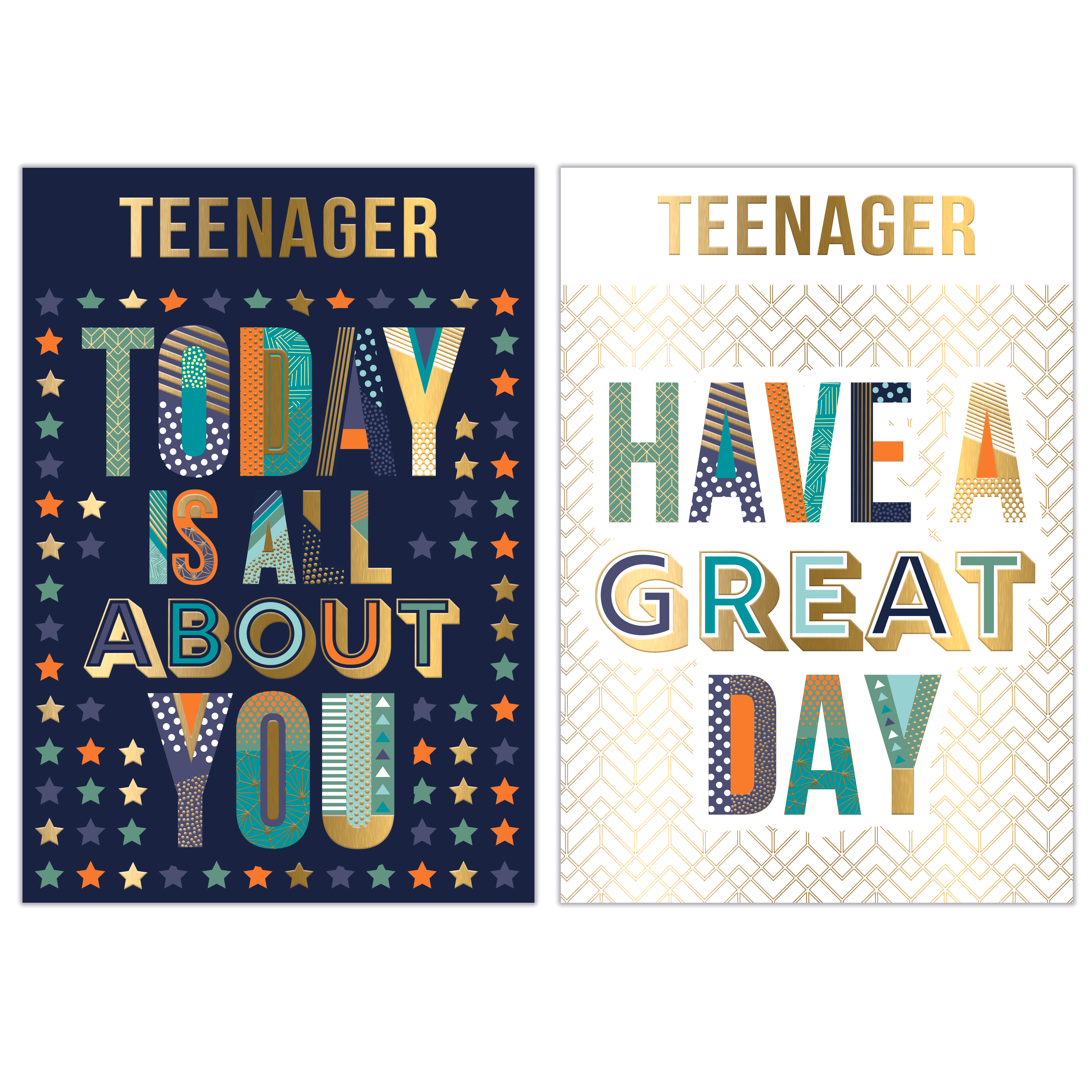 Poppyhill 12 Pack Cards C50 Birthday Teenager