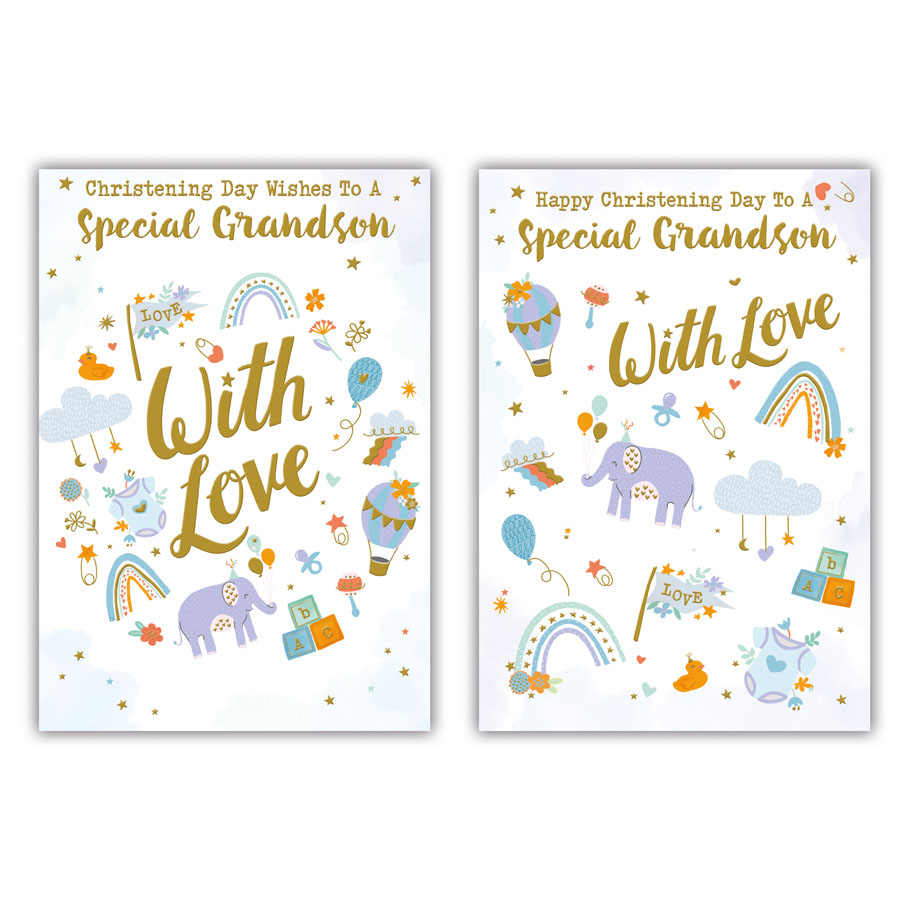 Poppyhill C50 Christening Grandson 12pk