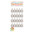 Henbrandt 20 Pack Party Poppers Silver