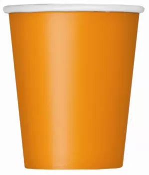 Value Pack Pumpkin Orange 9oz Paper Cups 14pk