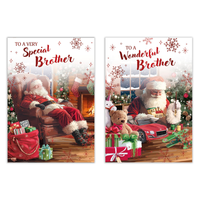 Poppyhill 12 Pack Cards C50 Christmas Brother