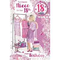 Xpress Yourself C75 Birthday Age 18 Niece 6pk