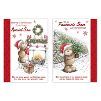 Poppyhill 12 Pack Cards C50 Christmas Son