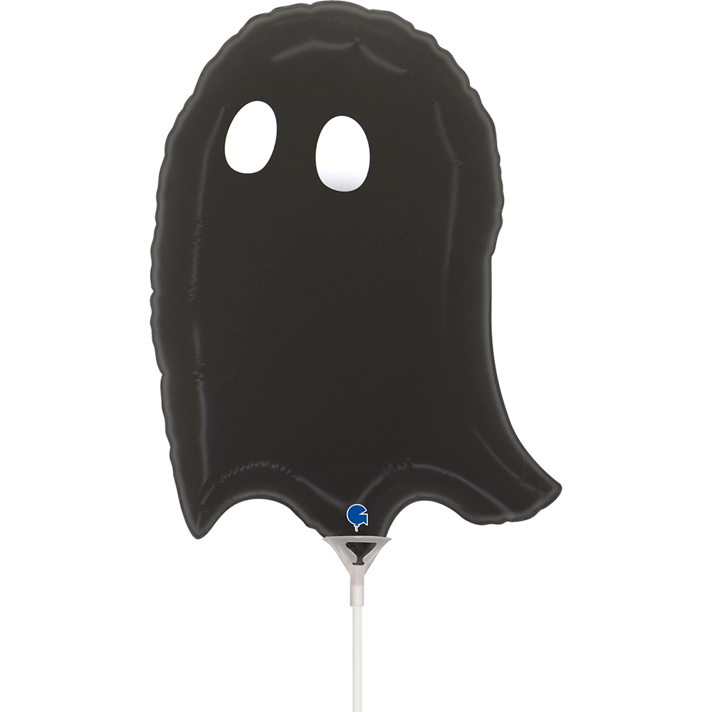 Grabo Dark Lil' Ghost 14" Air Fill Foil Balloon