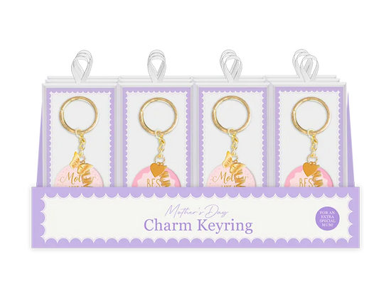Gem Imports 24 Pack Keyring Mother's Day