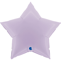 Grabo Foil Balloon Matte Lilac Star 36"