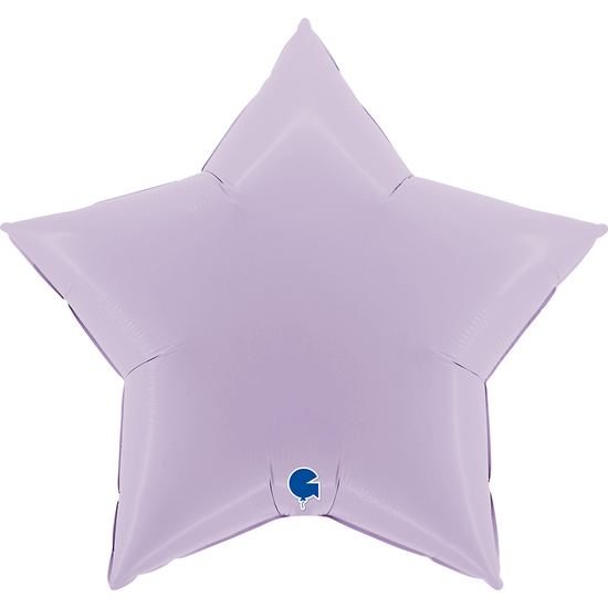 Grabo Foil Balloon Matte Lilac Star 36"