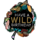 Grabo Wild Birthday Leaf 30" Foil Balloon