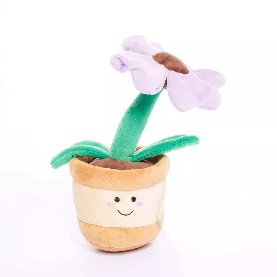Purple Tiger Feet soft toy flower with a plush tiger foot design, perfect for cuddling and decorative use.