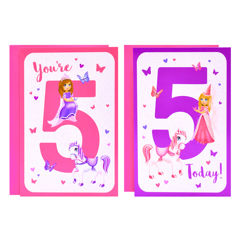 Poppyhill C50 Birthday Age 5 12pk