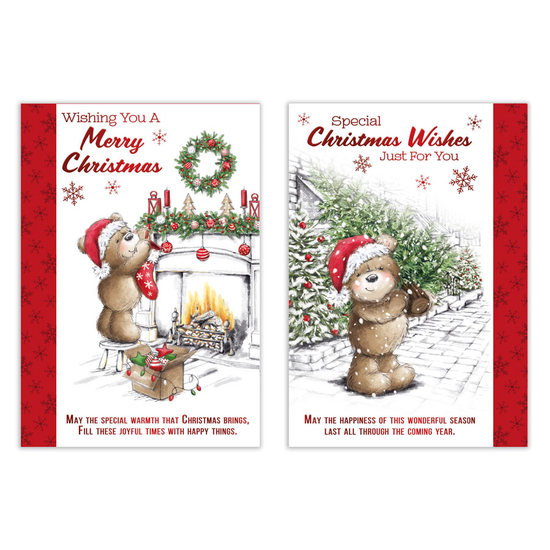 Poppyhill 12 Pack Cards C50 Christmas Open