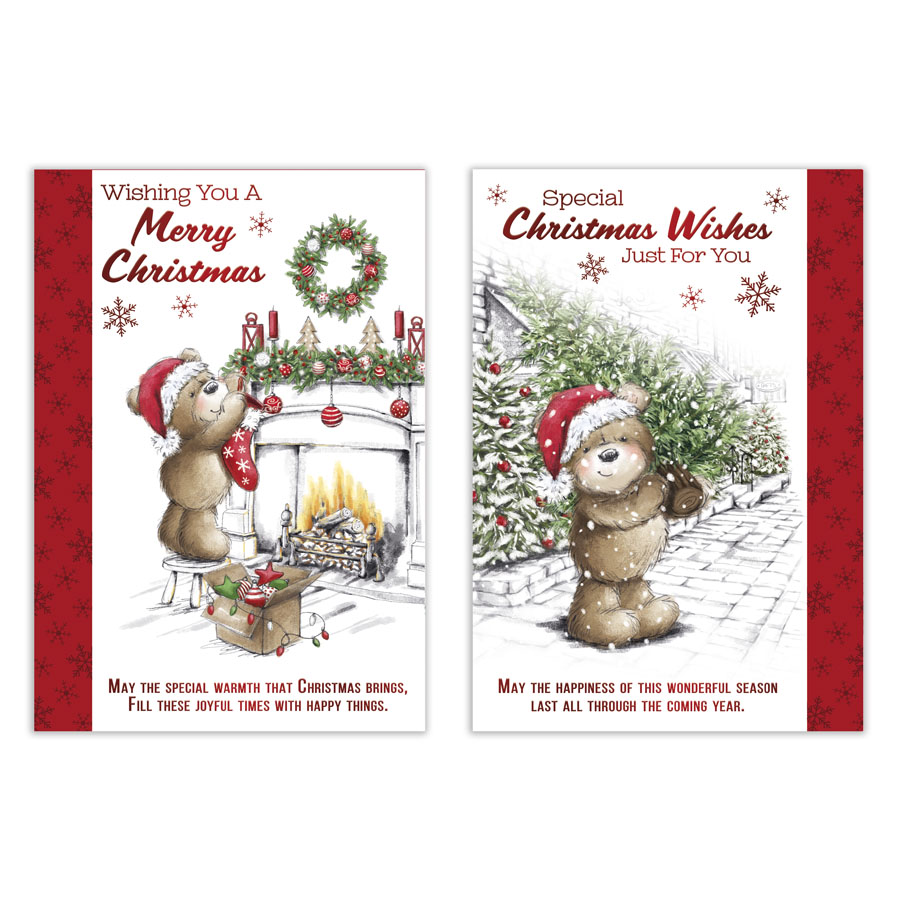 Poppyhill 12 Pack Cards C50 Christmas Open