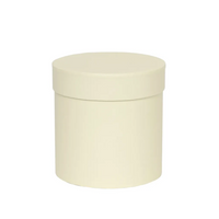 Ivory Hat Box 13cm x 14cm