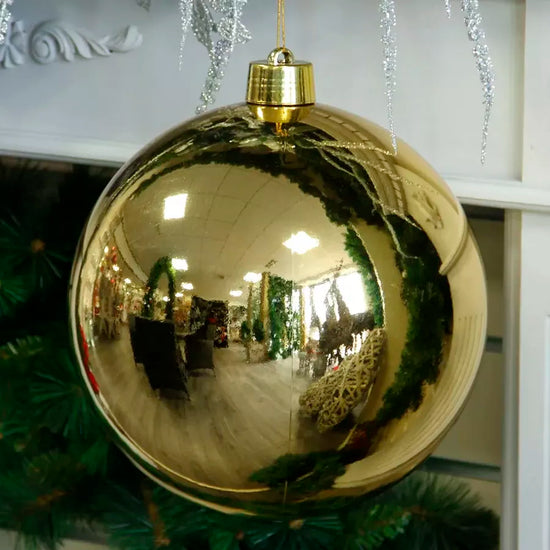 Shiny Shatterproof Bauble Gold 30cm