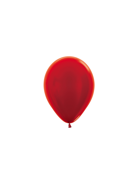 Sempertex Metallic Red 5" Latex Ballons 50pk