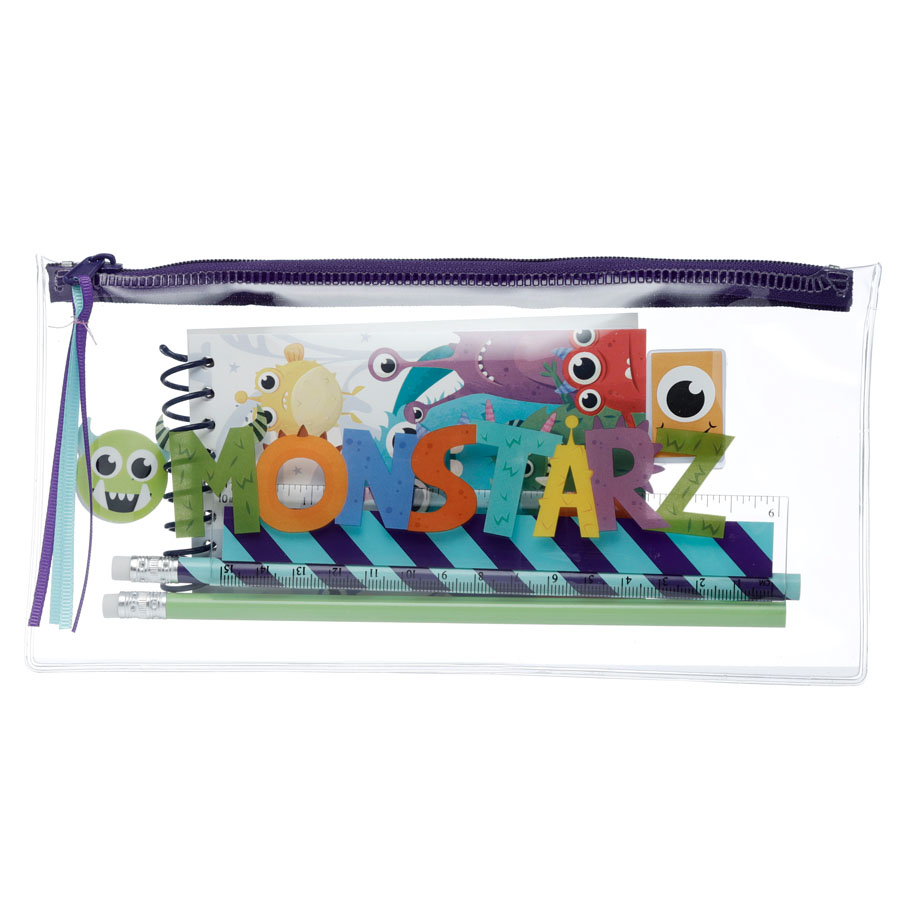 Monstarz 7 Piece Stationery Set