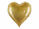 PartyDeco Foil Balloon Gold Heart 51" (Air Fill)
