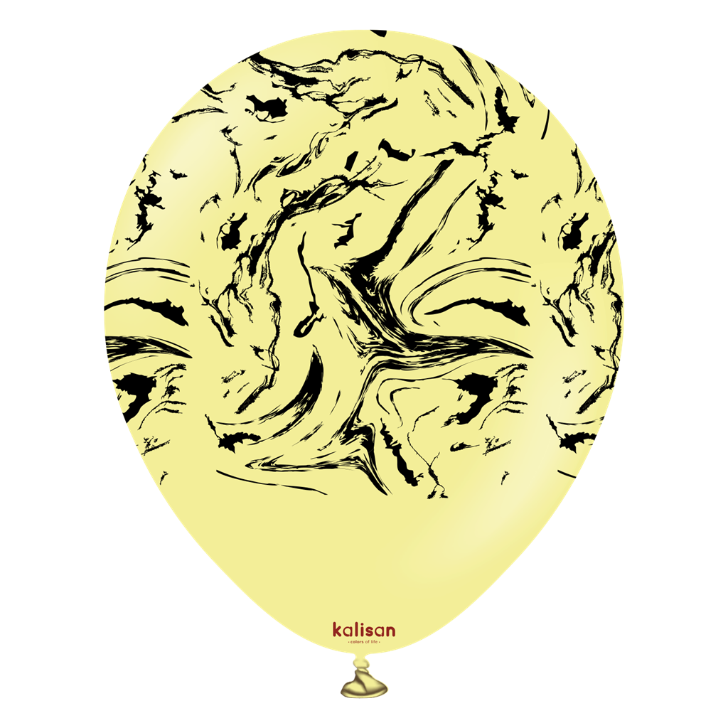 Kalisan Nebula Macaron Yellow 12" Latex 25pk