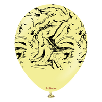 Kalisan Nebula Macaron Yellow 12" Latex 25pk