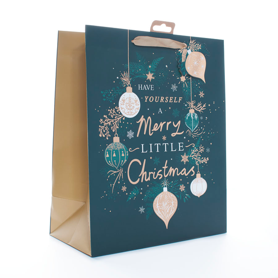 Gift Bag Baubles Large Portrait 12pk