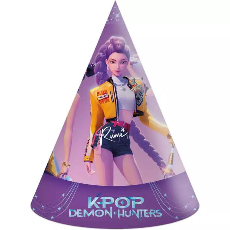 KPop Demon Hunters Paper Hats 6pk