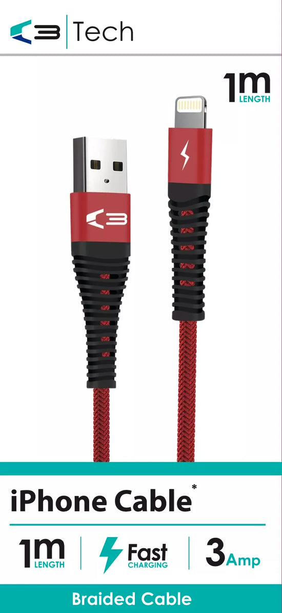 Braided Lightning Cable iPhone