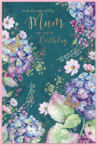 Set of six Simon Elvin C75 birthday cards for mum, featuring colorful designs and heartfelt messages, perfect for celebrating special occasions.