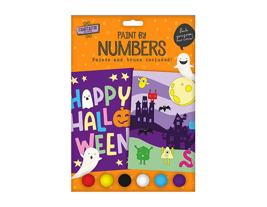 Gem Imports 2 Sheet Paint By Numbers Halloween