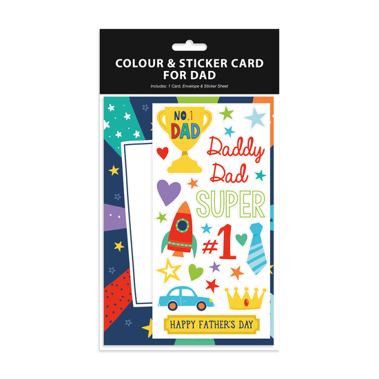 Eurowrap Colour In Card Father's Day