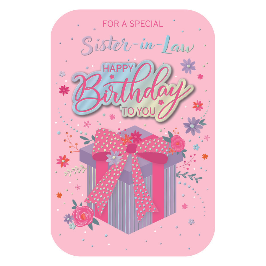 Prelude 6 Pack Cards C75 Birthday Sister-In-Law