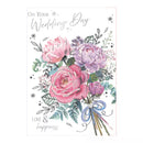 Set of six Prelude C90 wedding day cards featuring elegant designs for special wedding occasions
