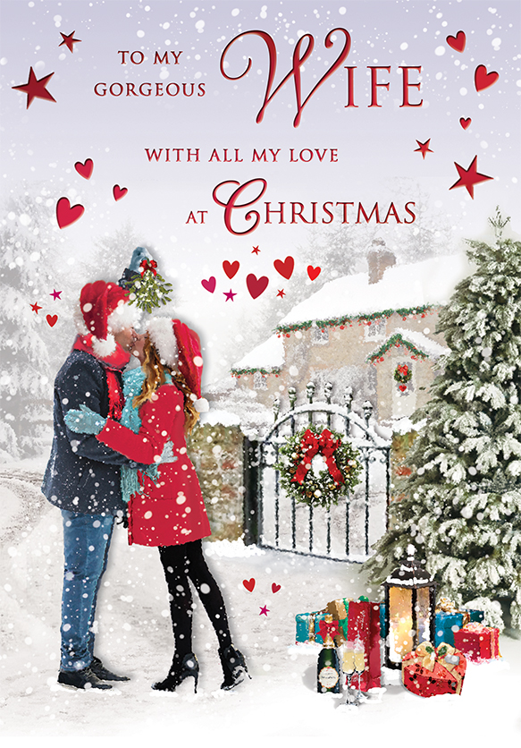 Regal 6 Pack C75 Cards Christmas Wife