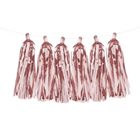 Rose Gold Tassel Garland 1.5m