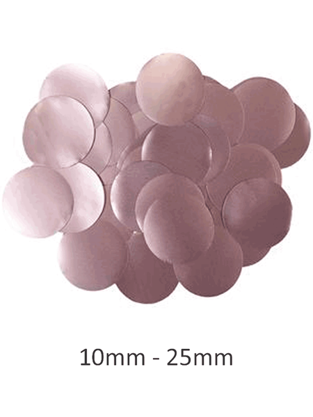 Oaktree Confetti Metallic Pearl Lt Pink 10mm 50g