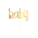 Gold Baby Cake Topper