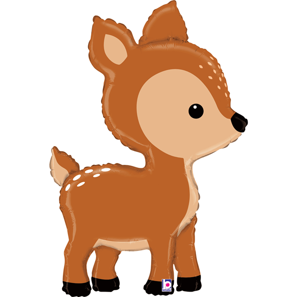 Cute Woodland Deer 39" Foil Balloon