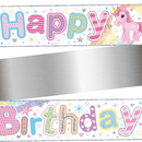 Simon Elvin Banner Happy Birthday Unicorn 9ft