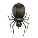 Halloween Glossy Spider 39" Large Foil Balloon