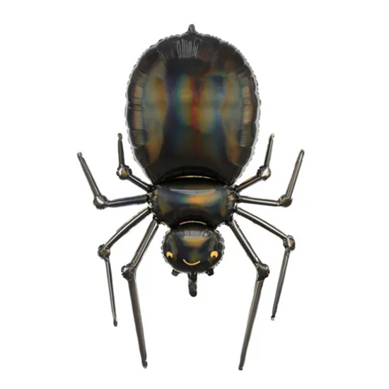 Halloween Glossy Spider 39" Large Foil Balloon