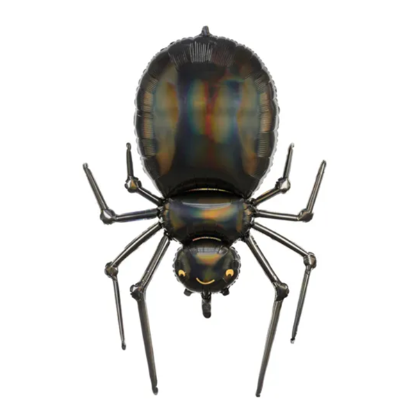 Halloween Glossy Spider 39" Large Foil Balloon