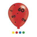 Age 60 Assorted 10" Latex Balloons 8pk