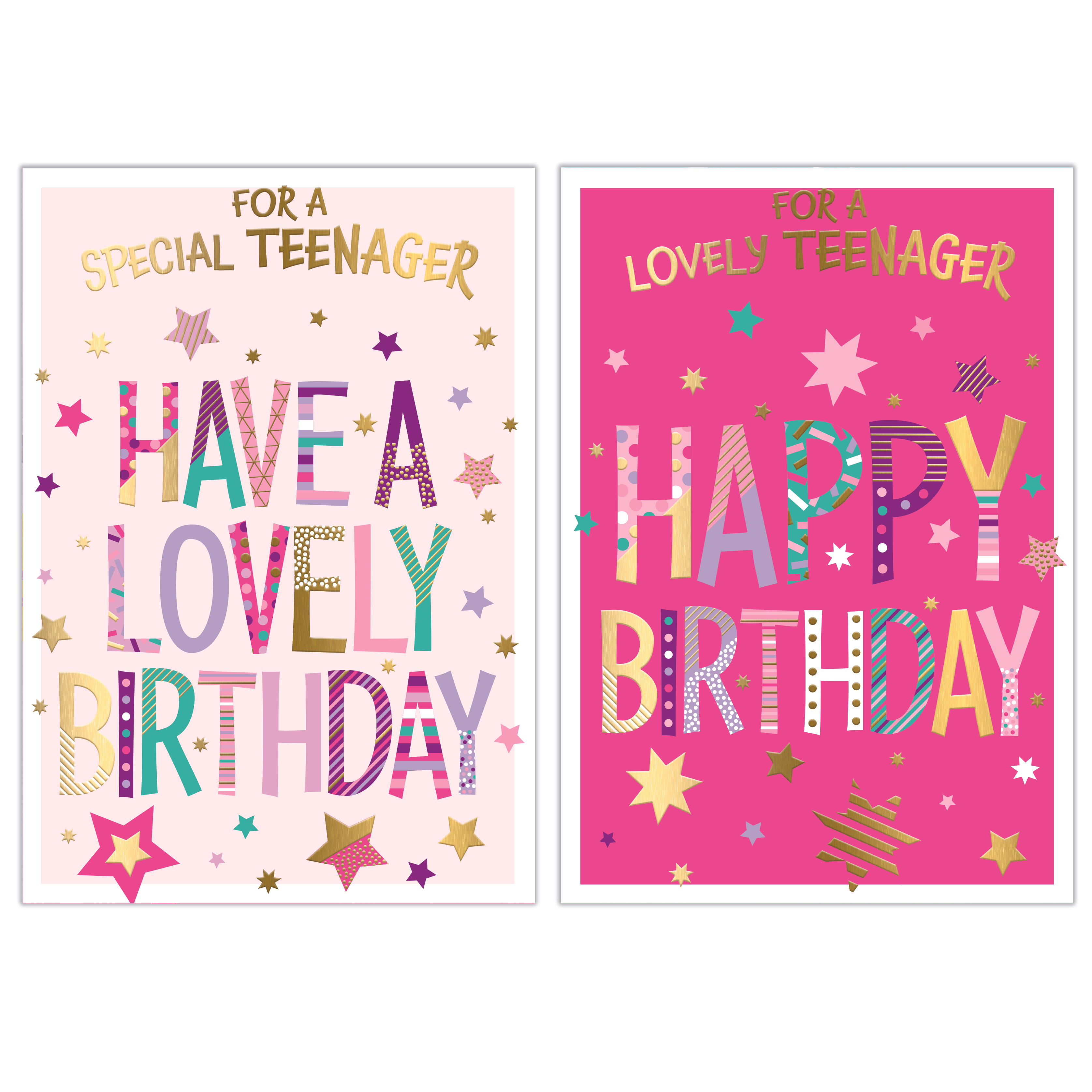 Poppyhill 12 Pack Cards C50 Birthday Teenager