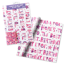 12pk Sheet + Tag Set Best Birthday Ever